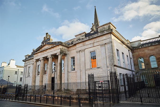 Northern Ireland courthouse on Bishop Street
